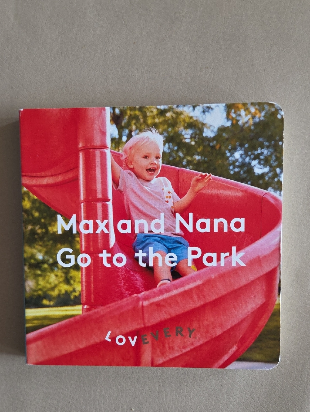 Lovevery Max and Nana Go to the Park Board Book  Months 16, 17, 18+